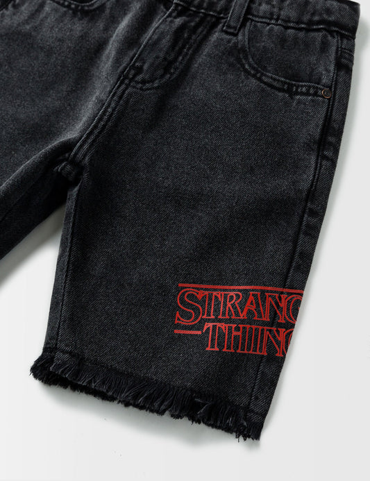 STRANGER THINGS DENIM SHORTS