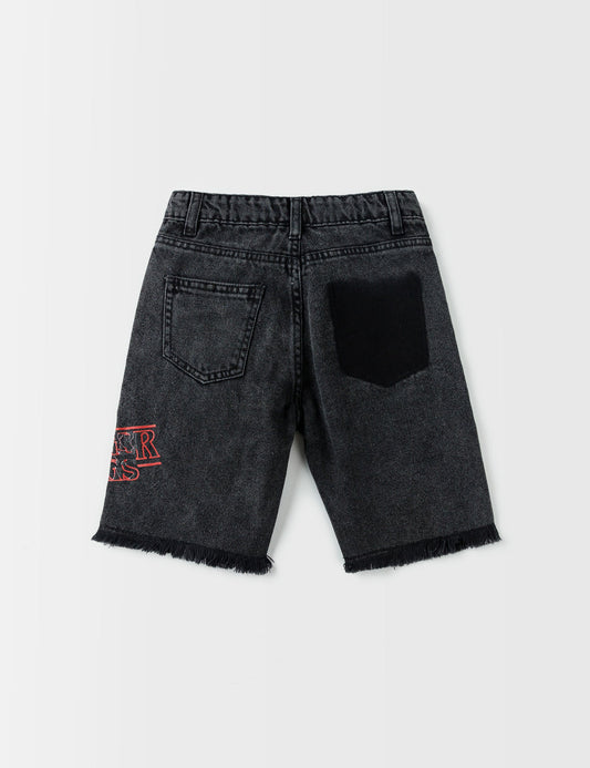 STRANGER THINGS DENIM SHORTS