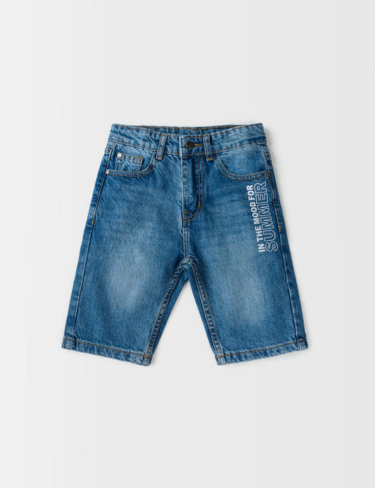 SUMMER MOOD DENIM SHORTS