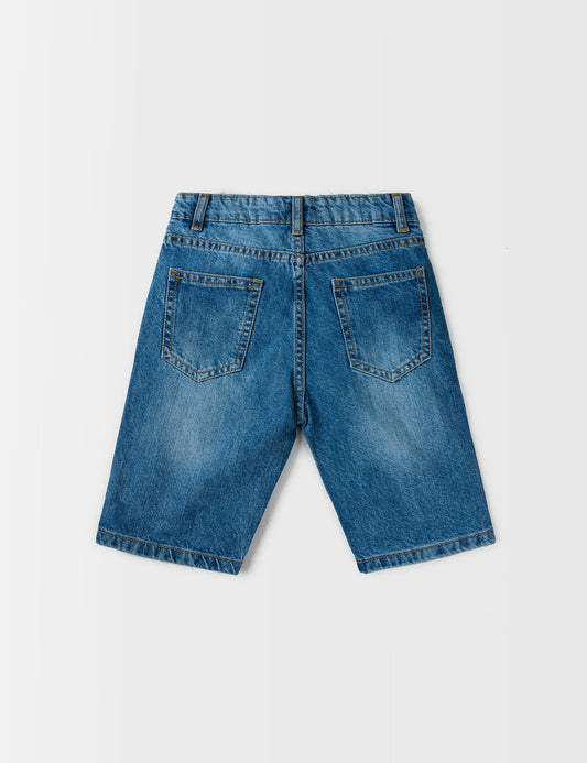 SUMMER MOOD DENIM SHORTS