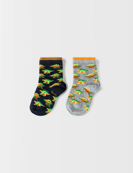 DINOSAUR SOCKS PACK OF 2