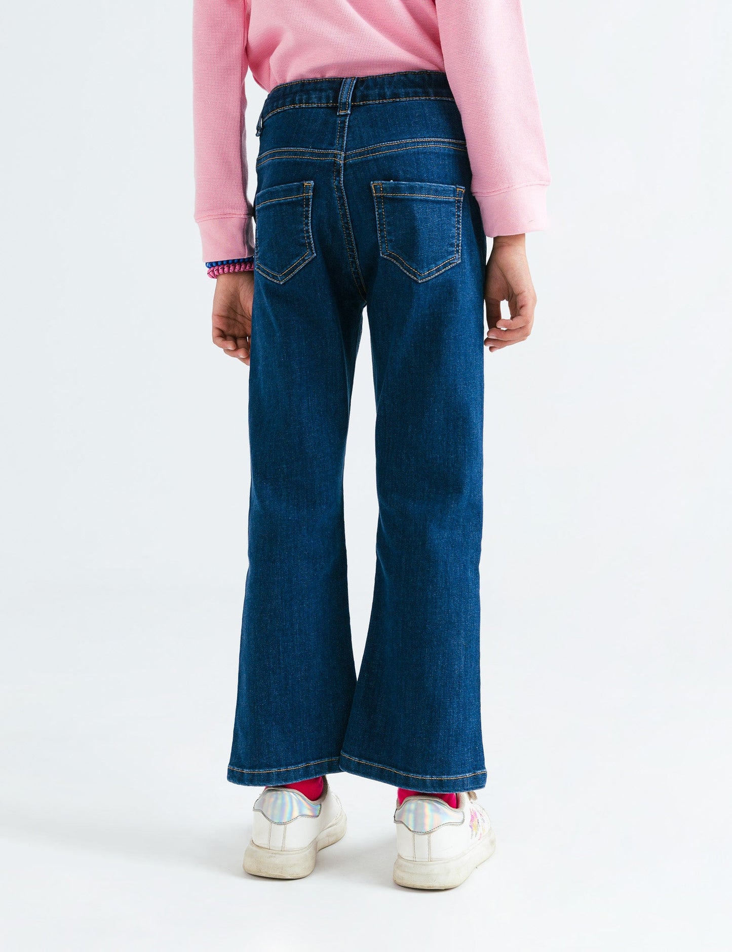 BOOTCUT EMBROIDERED JEANS