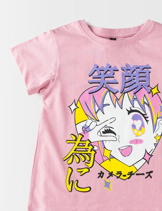 PRINTED MANGA TEE