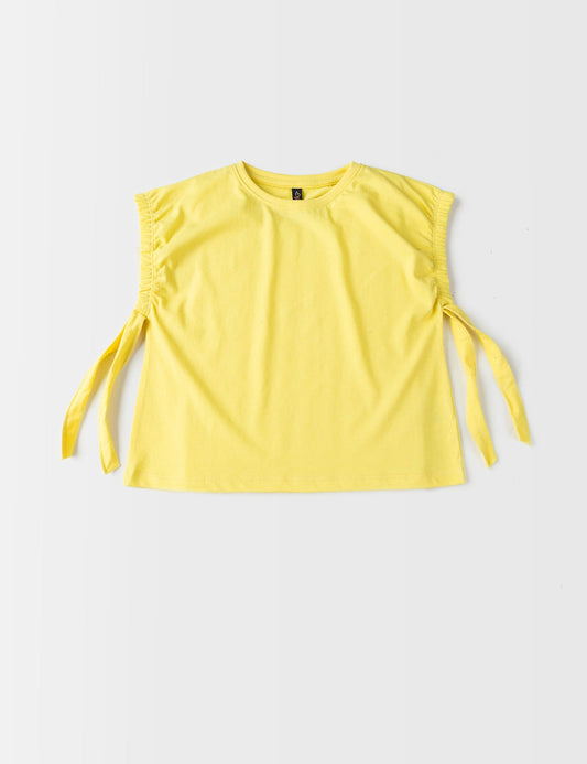 ELASTICATED CUFFS TEE
