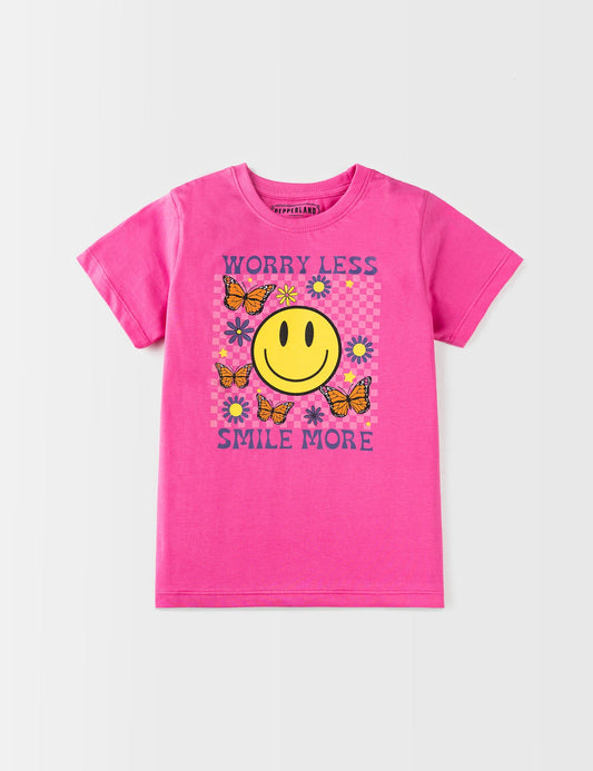 PRINTED SMILEY T-SHIRT