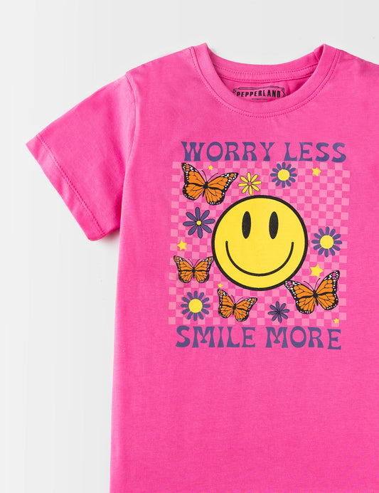 PRINTED SMILEY T-SHIRT