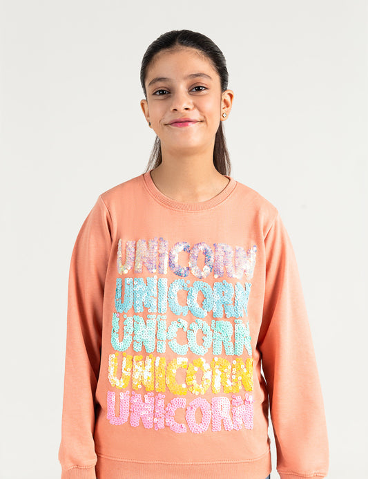 UNICORN SEQUINED SWEATSHIRT