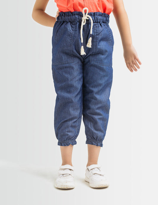 Chambray Joggers (6295499243672)