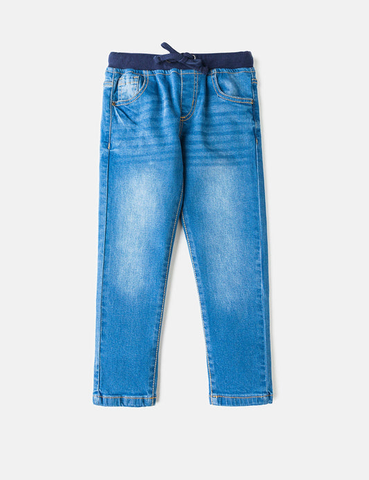Ribbed Waist Band Jeans (6295499505816)