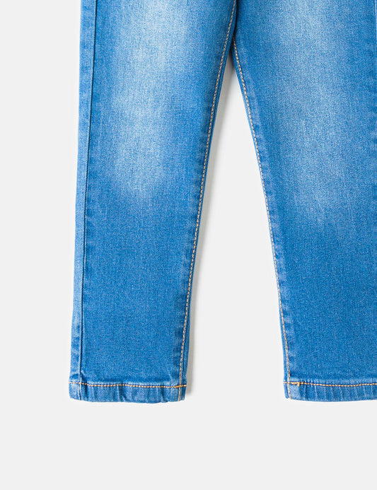 Ribbed Waist Band Jeans (6295499505816)