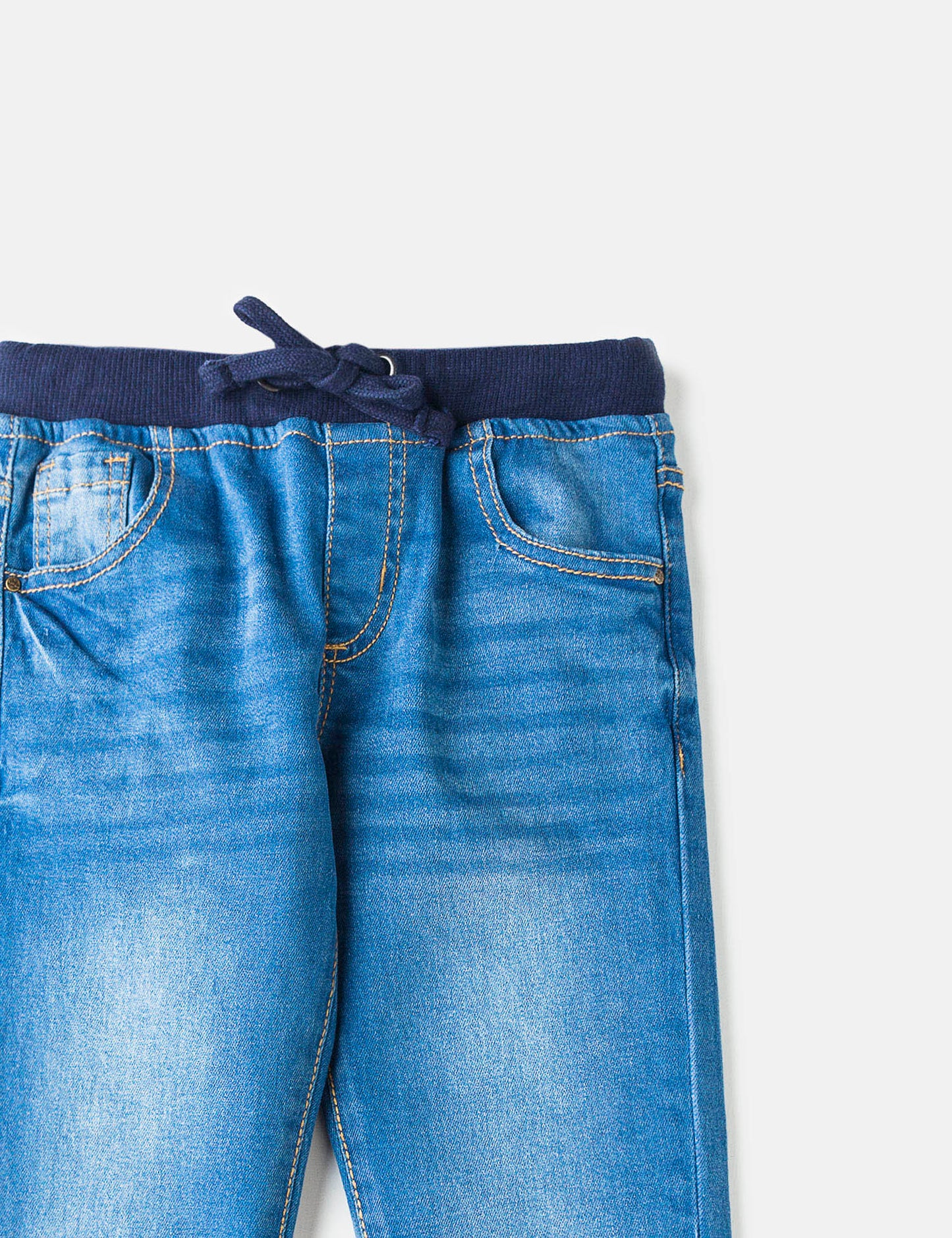 Ribbed Waist Band Jeans (6295499505816)