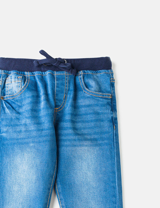 Ribbed Waist Band Jeans (6295499505816)