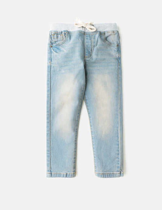 Ribbed Waist Band Jeans (6295505240216)