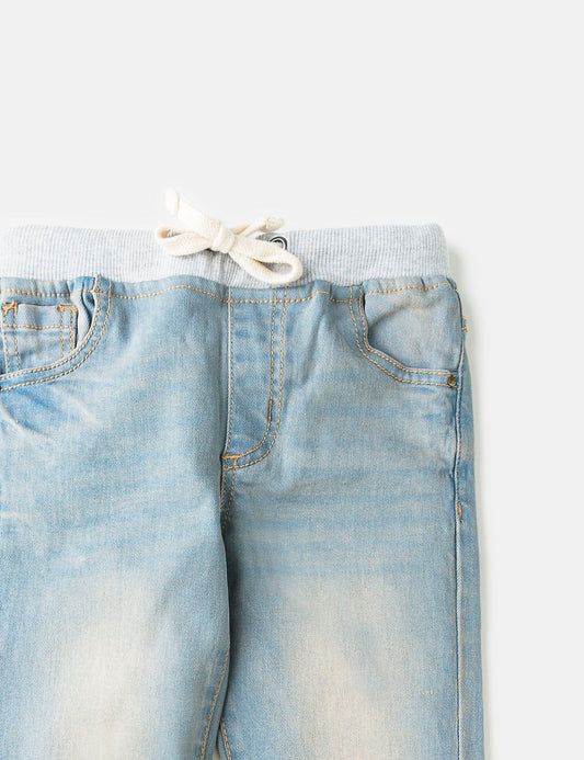 Ribbed Waist Band Jeans (6295505240216)