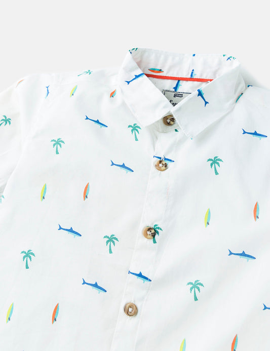 Huwaii Print Shirt (6567379730584)