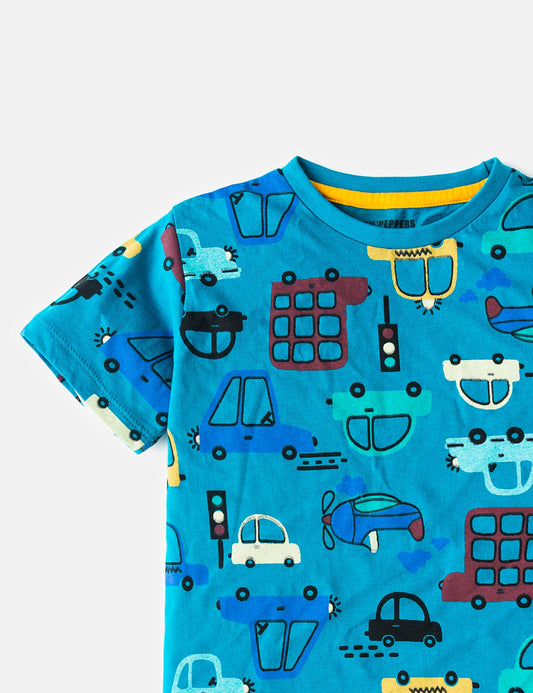 All Over Car Graphic Tee (6295505338520)