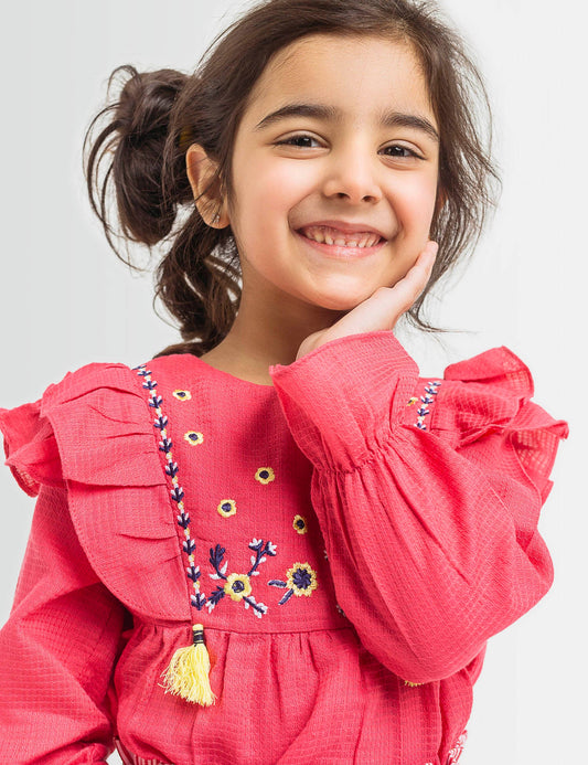 Frilly Embroidered Dress (6295501144216)