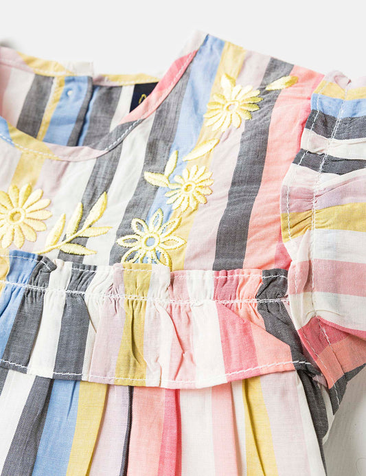Stripes Embroidered Top (6295505469592)