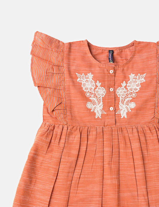 Pinstripe Lace Dress (6295503536280)