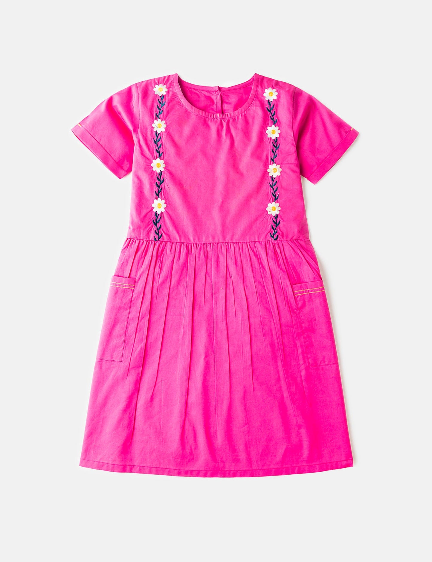 Floral Magenta Dress (6551401889944)
