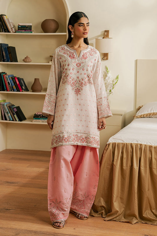 2 PIECE EMBROIDERED ZARI JACQUARD SUIT (LUXURY PRET)