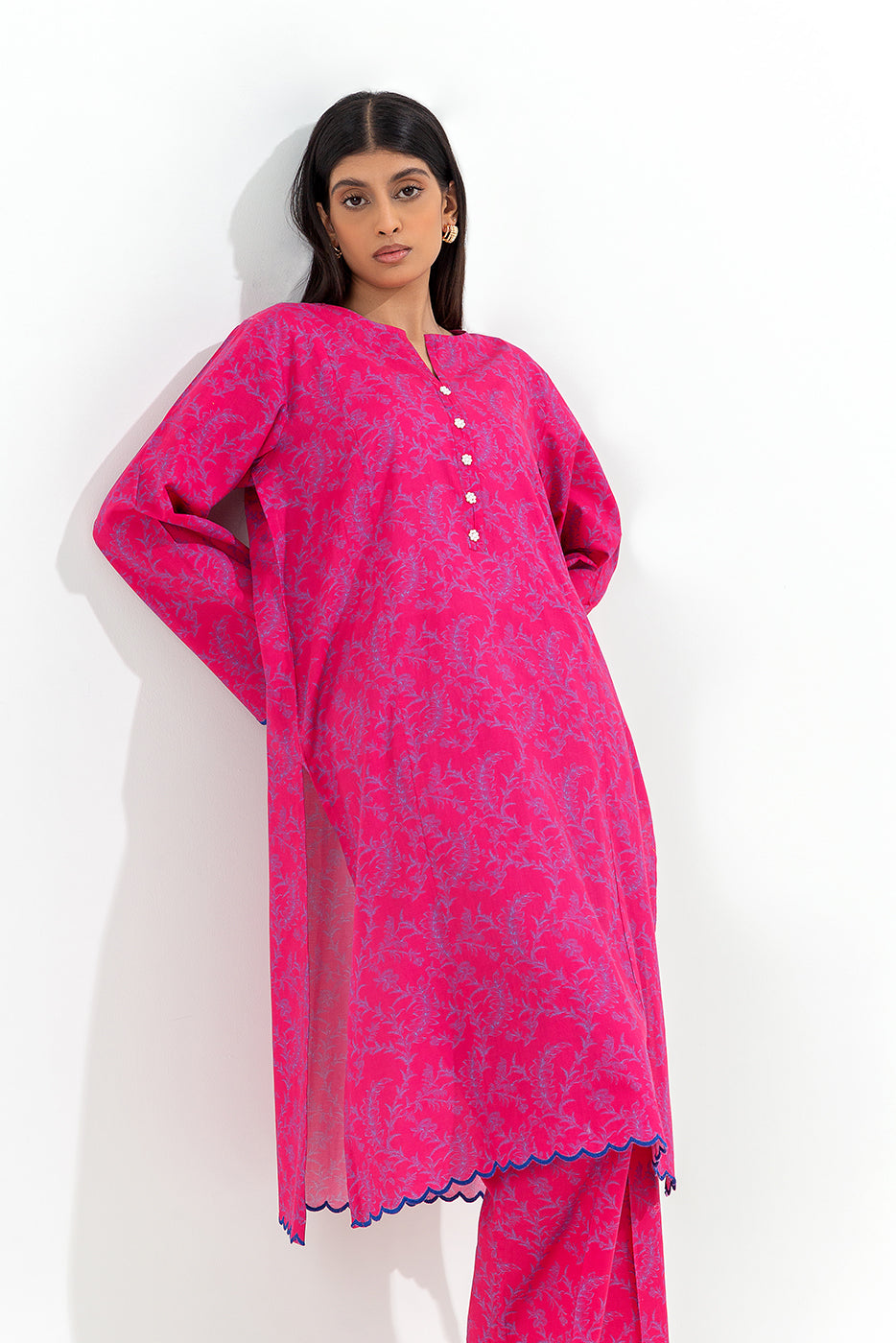 2 PIECE PRINTED LAWN SUIT (PRET)