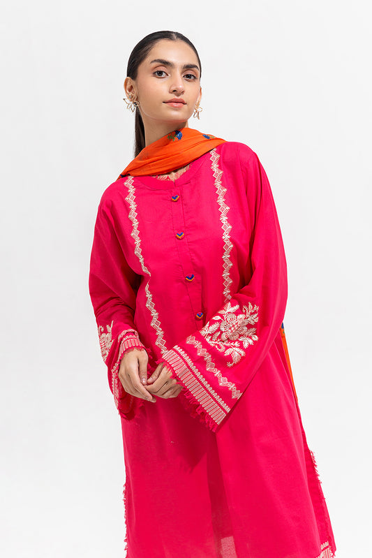 2 PIECE EMBROIDERED LAWN SUIT (PRET)