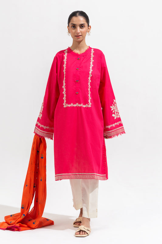 2 PIECE EMBROIDERED LAWN SUIT (PRET)