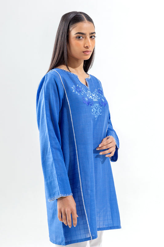 EMBROIDERED JACQUARD SHIRT (PRET)