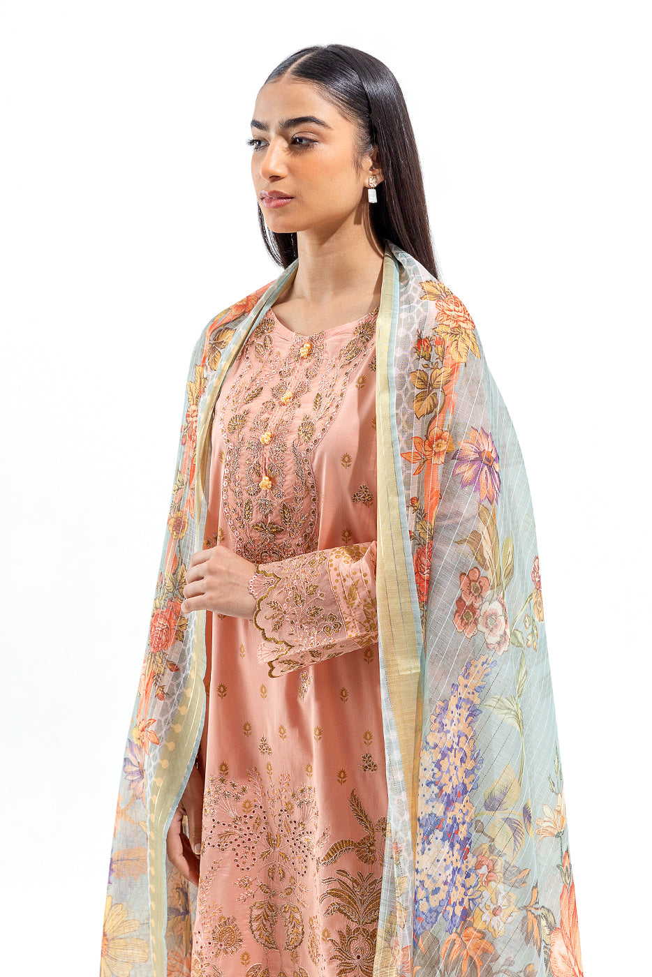 3 PIECE LAWN SUIT (LUXURY PRET)