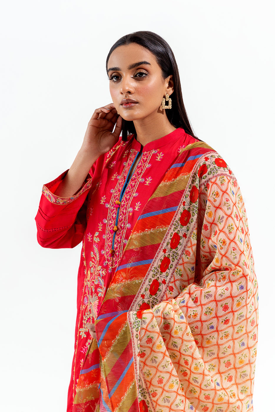 2 PIECE EMBROIDERED LAWN  SUIT (LUXURY PRET) - BEECHTREE