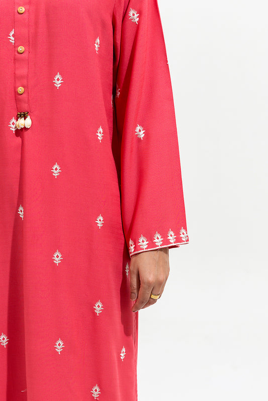 2 PIECE EMBROIDERED VISCOSE SUIT (PRET)