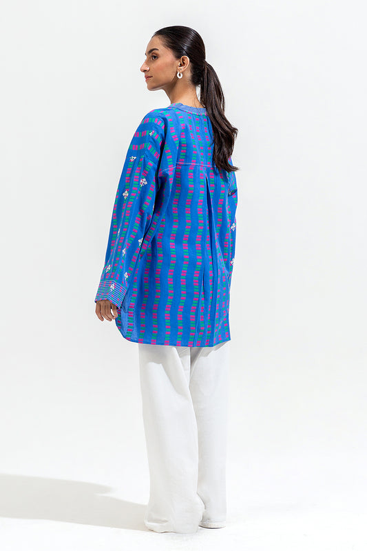 EMBROIDERED JACQUARD SHIRT (PRET)