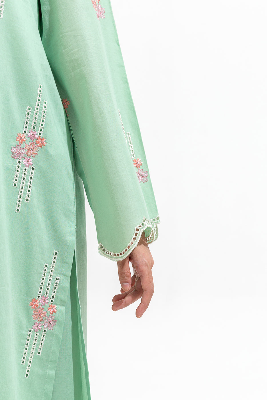 2 PIECE EMBROIDERED LAWN SUIT (PRET)