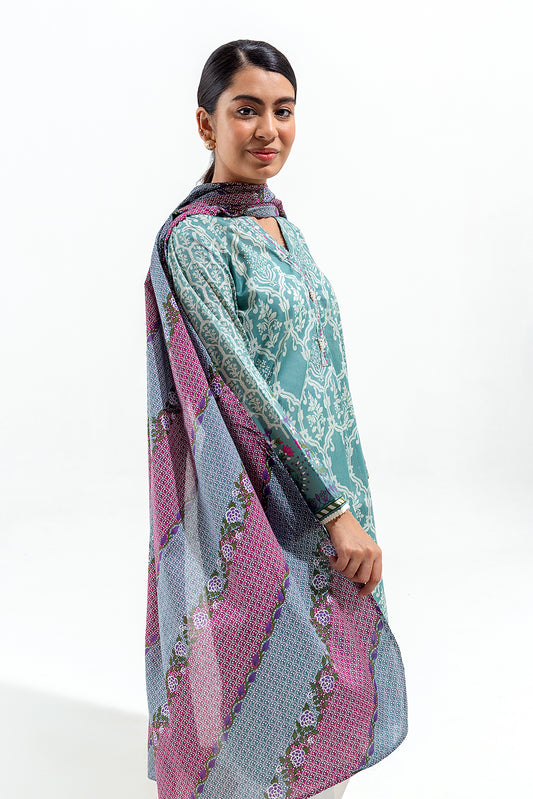 2 PIECE PRINTED LAWN SUIT (PRET)