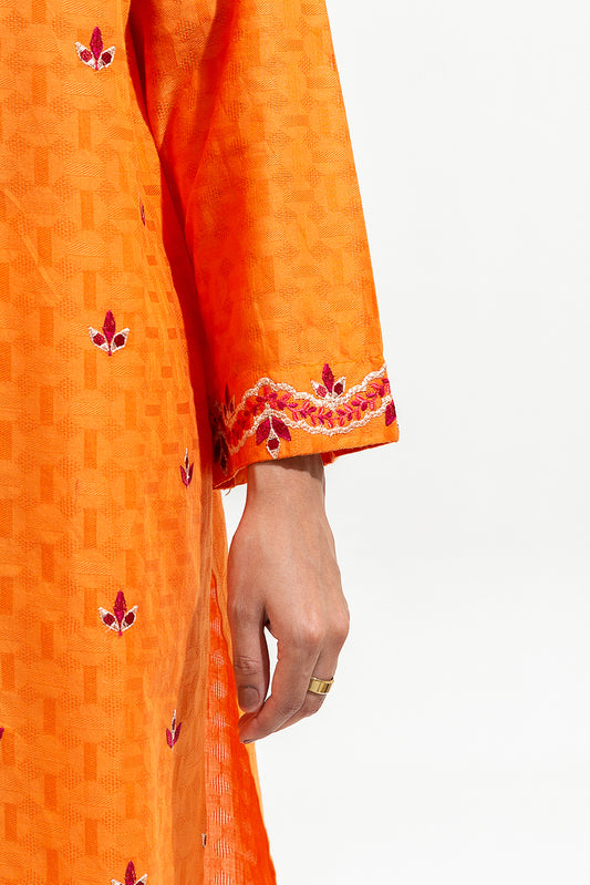 EMBROIDERED JACQUARD SHIRT (PRET)