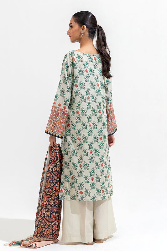 3 PIECE PRINTED LAWN SUIT (PRET)