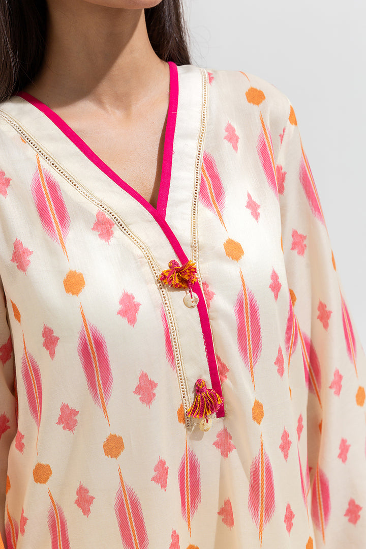 Hana Pret Embroidered Lawn 3 Piece Suit Pecan