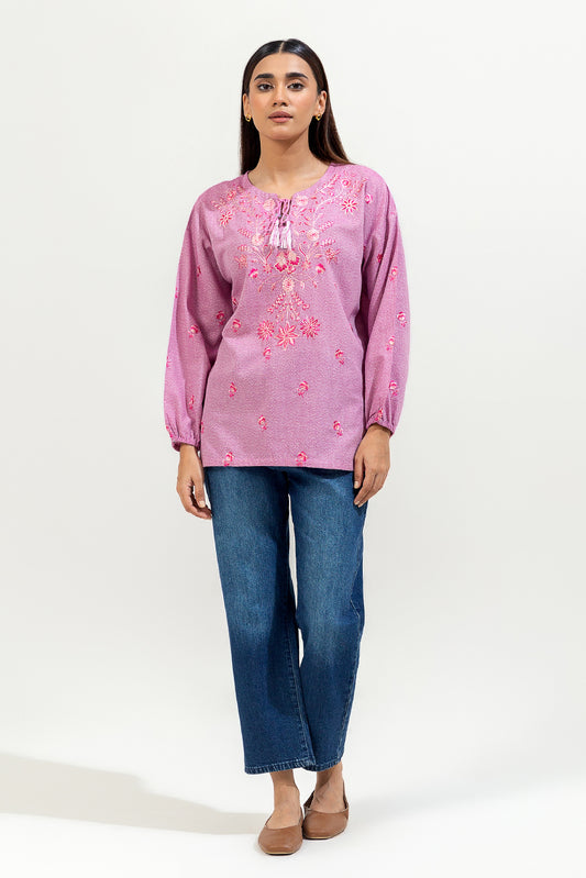 EMBROIDERED KARANDI TOP (PRET)