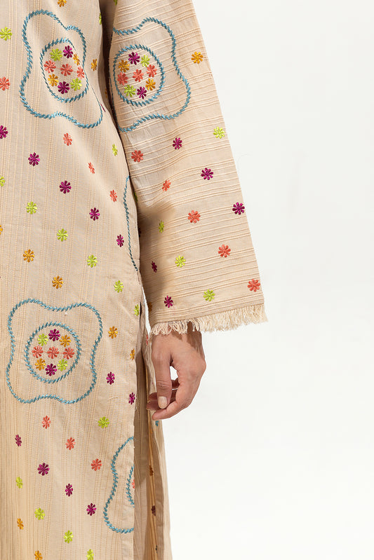 2 PIECE EMBROIDERED JACQUARD SUIT (PRET)