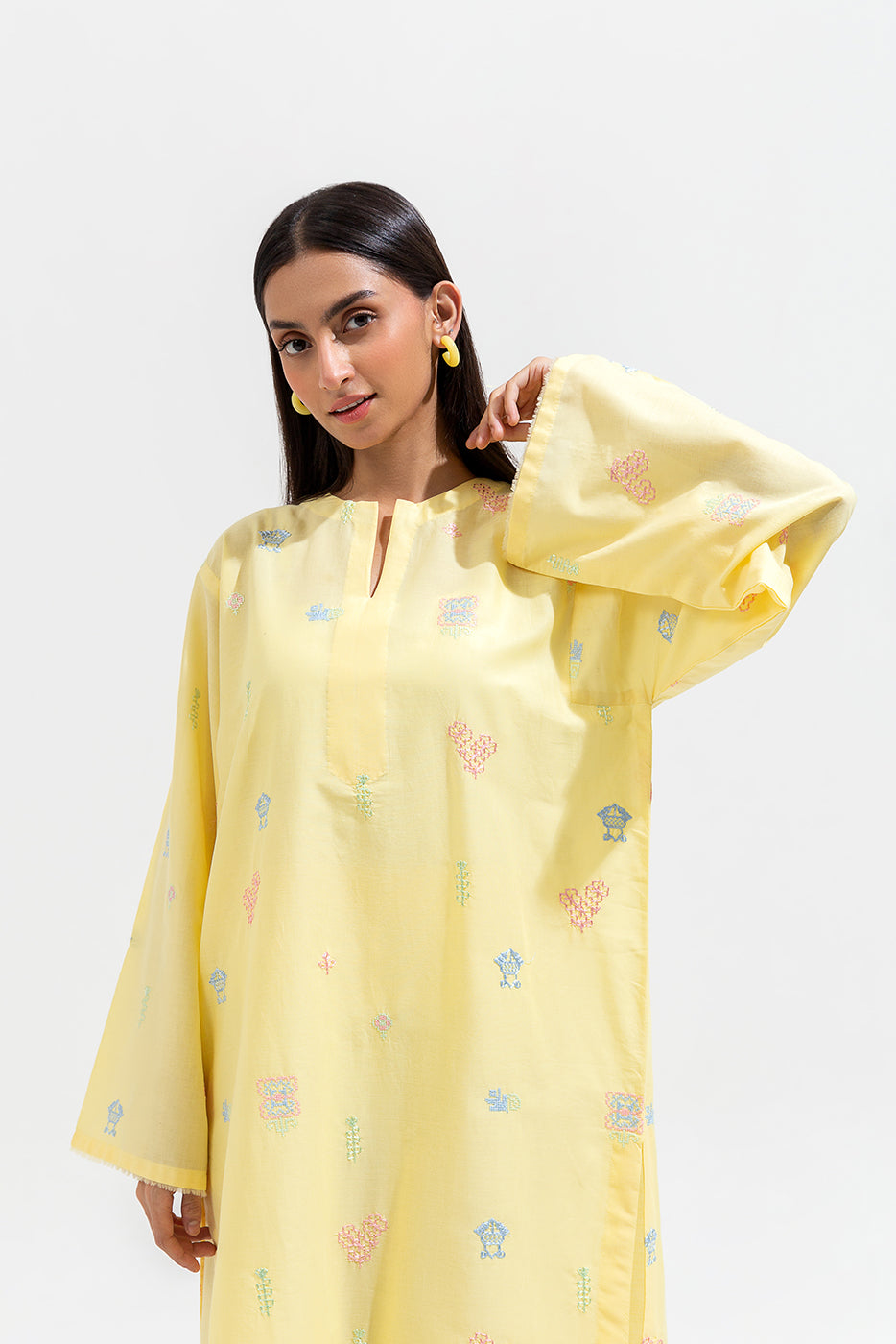 2 PIECE EMBROIDERED LAWN SUIT (PRET)