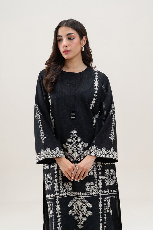 2 PIECE EMBROIDERED MULTI NEPS SUIT (PRET)