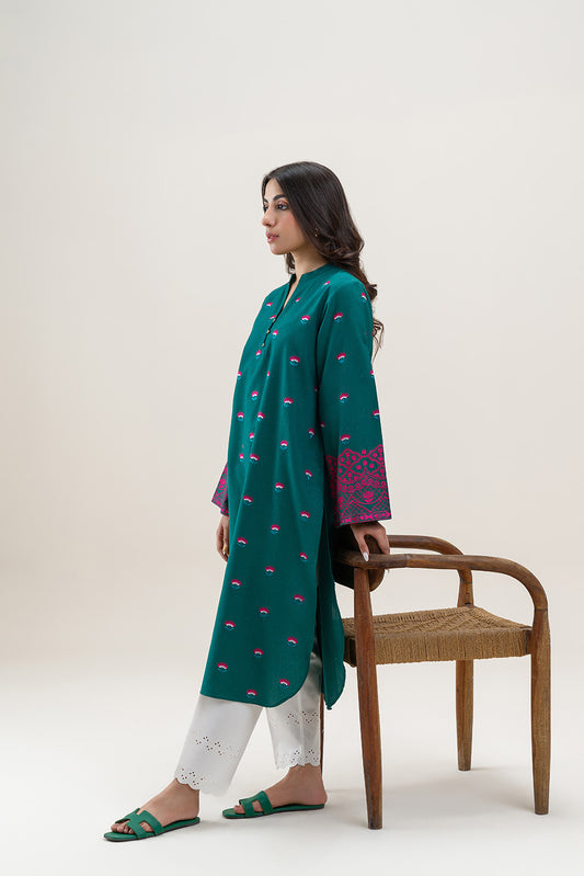 EMBROIDERED MULTI NEPS SHIRT (PRET)