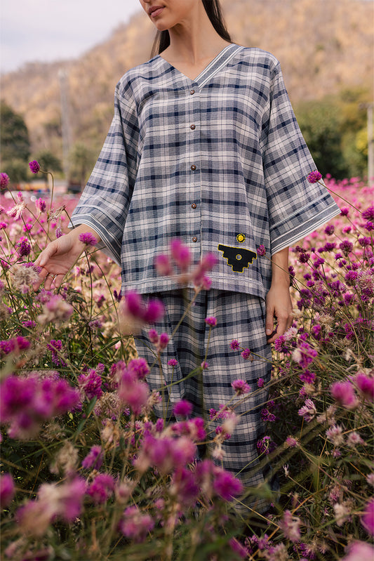 2 PIECE BASIC DOBBY SUIT (PRET)