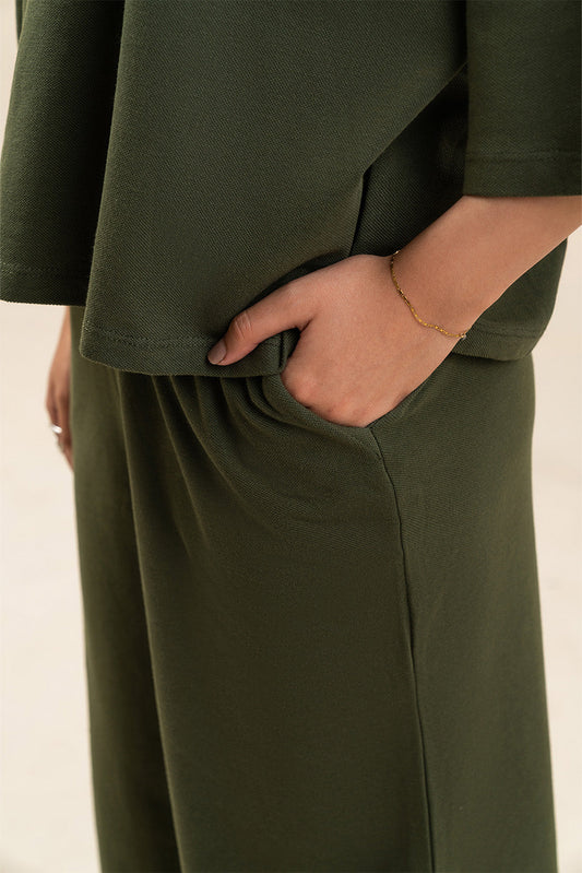 RELAXED FIT COLLARED TOP