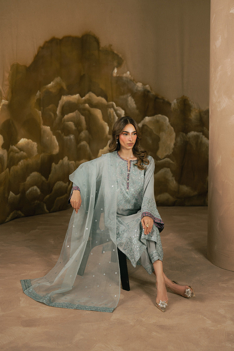 3 PIECE LUXURY RAW SILK SUIT (LUXURY-PRET)