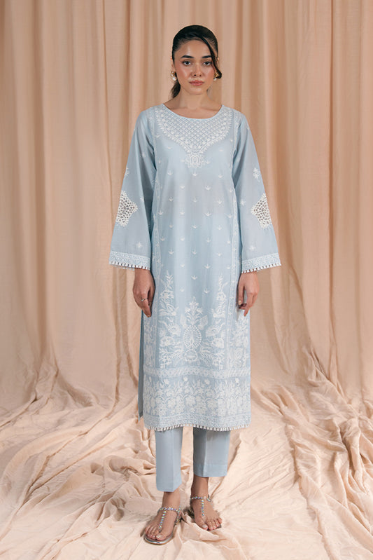 2 PIECE EMBROIDERED LAWN SUIT (PRET)