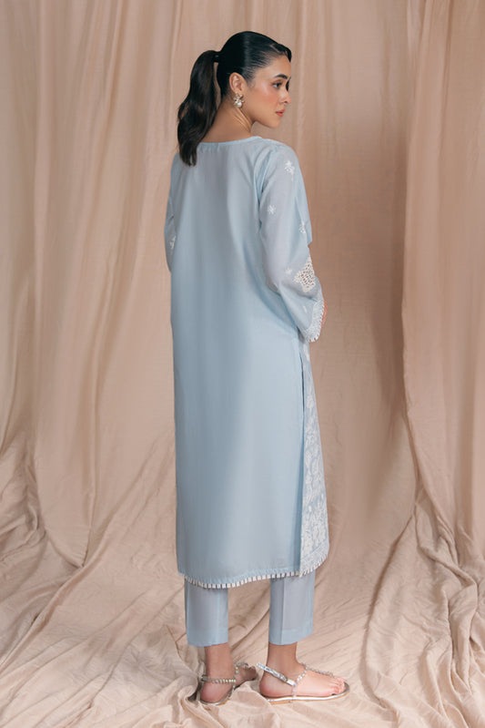 2 PIECE EMBROIDERED LAWN SUIT (PRET)