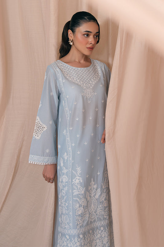2 PIECE EMBROIDERED LAWN SUIT (PRET)
