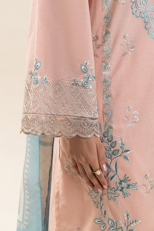 3 PIECE EMBROIDERED LAWN SUIT (PRET)
